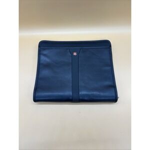 Wenger‎ Executive Business Vinyl Zippered Padfolio - Black 3 ring binder w/calc